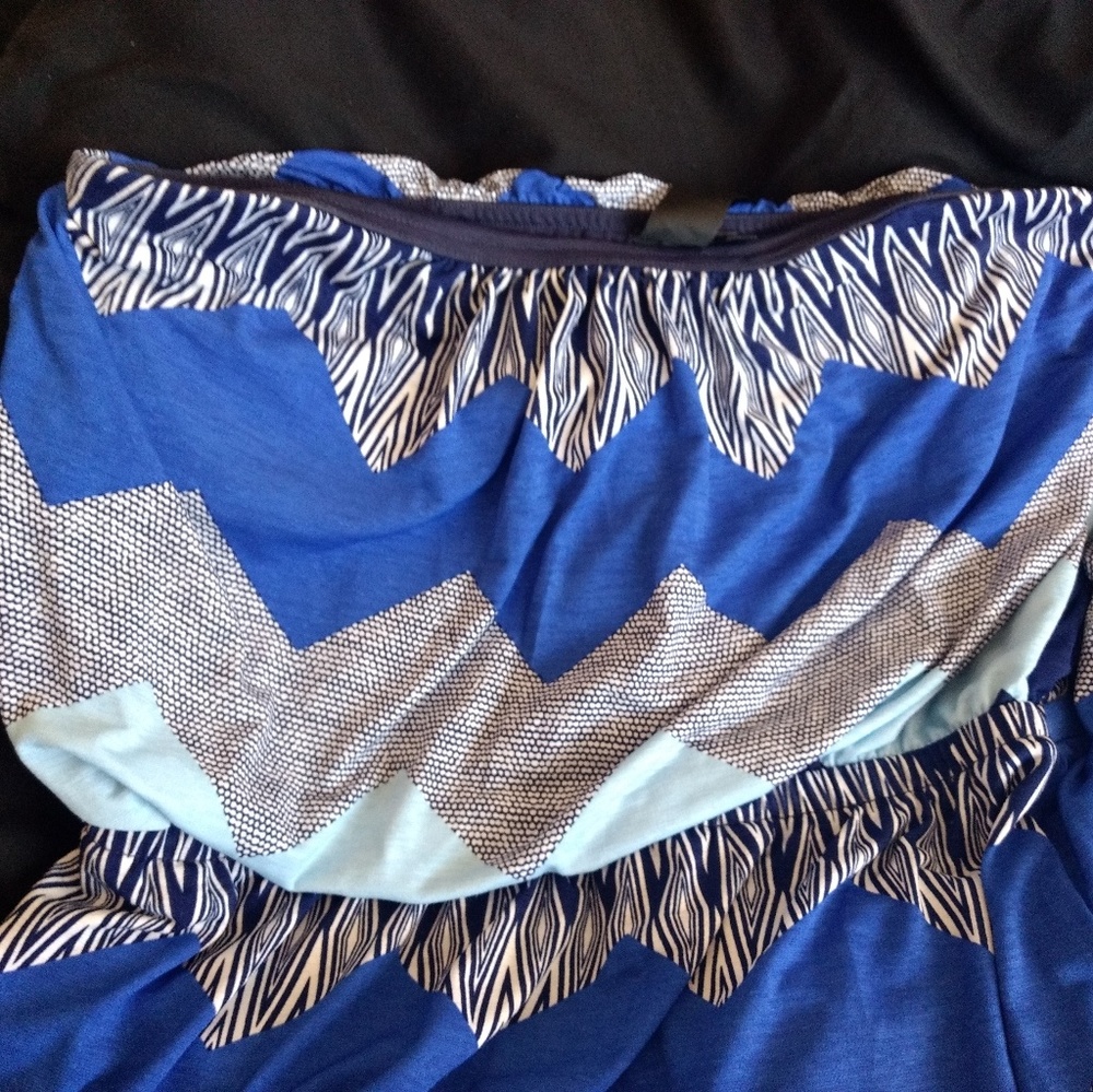 Blue maxi dress